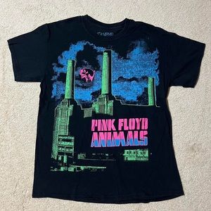L Liquid Blue Vintage Pink Floyd T-Shirt